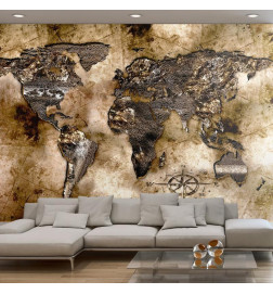 Papier peint - Old world map