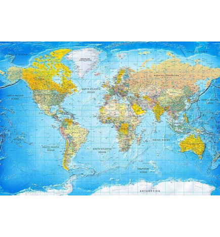 Fototapete - World Classic Map