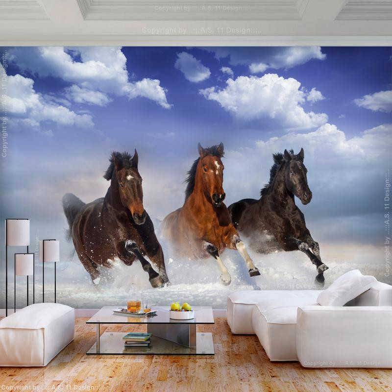 34,00 € Wall Mural - Horses in the Snow