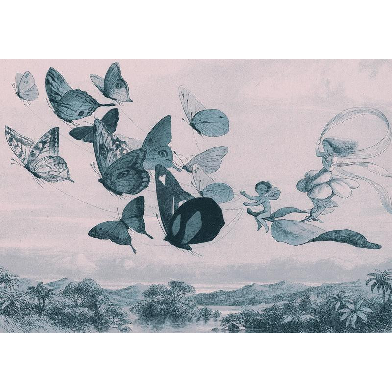 34,00 € Fotobehang - Butterflies and Fairy