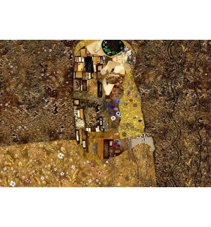 Fototapetti - Klimt inspiration: Golden Kiss