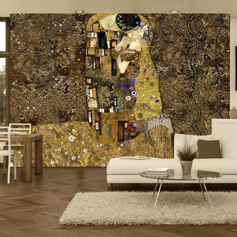 34,00 € Foto tapete - Klimt inspiration: Golden Kiss