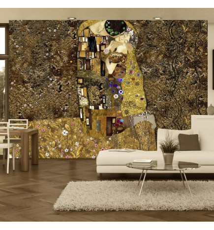Fotobehang - Klimt inspiration: Golden Kiss