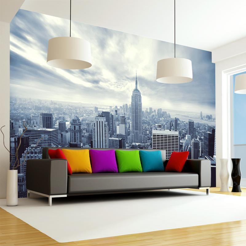 34,00 € Wall Mural - Blue New York - City Architecture with the Empire State Building