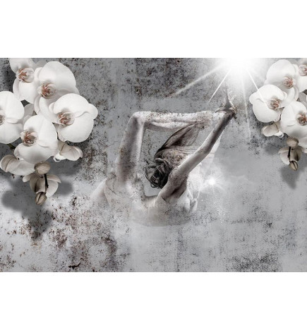 Fototapet - Arrangement with orchid