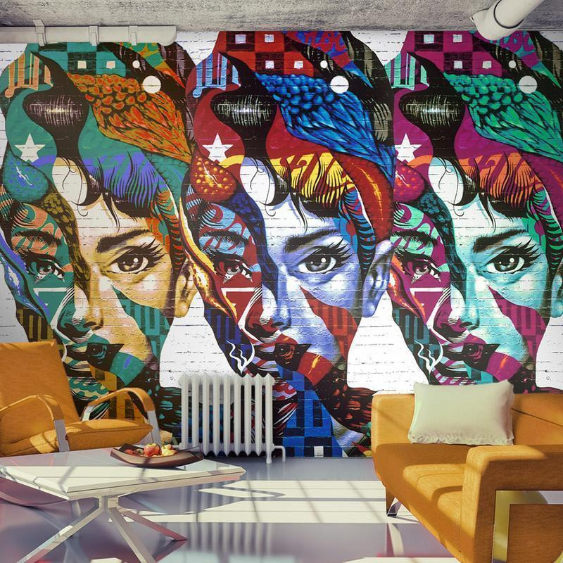 34,00 € Wall Mural - Colorful Faces