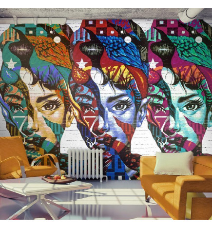 Mural de parede - Colorful Faces