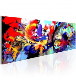 Schilderij - Colourful Immersion