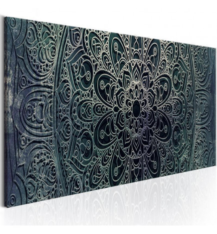 Canvas Print - Mandala: Malachite Calm