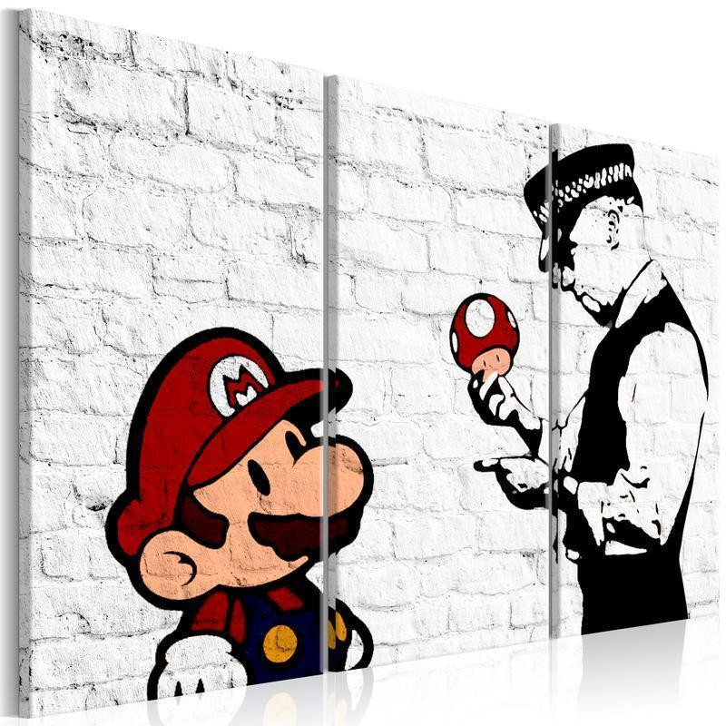 61,90 €Tableau - Mario Bros (Banksy)