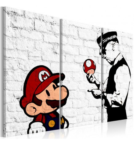 Quadro - Mario Bros (Banksy)