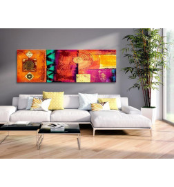 Schilderij - Orange Abstraction