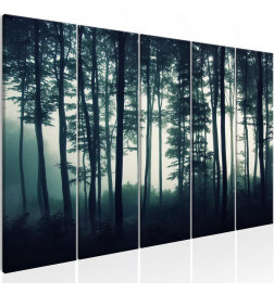 92,90 € Canvas Print - Dark Forest (5 Parts) Narrow