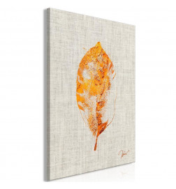 31,90 € Canvas Print - Golden Flora (1 Part) Vertical