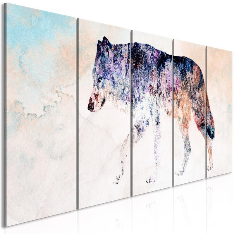 70,90 €Tableau - Lonely Wolf (5 Parts) Narrow