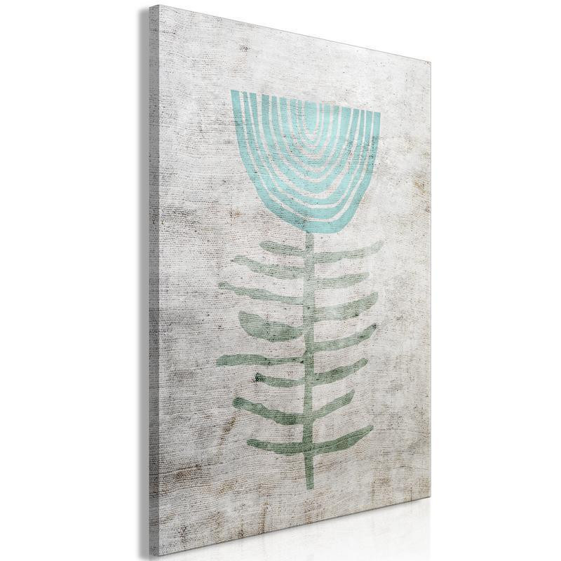 31,90 € Schilderij - Blue Lily (1 Part) Vertical