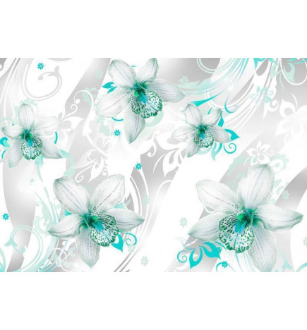Wall Mural - Sounds of subtlety - turquoise