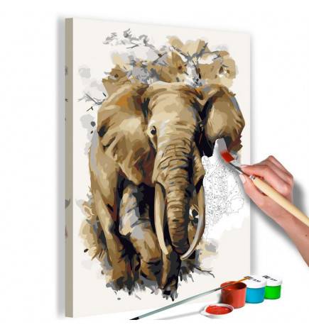 52,00 €Tableau à peindre par soi-même - Elephant