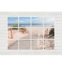 Fototapeet - Window & beach