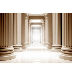 Fotobehang - In the Ancient Pantheon - Greek temple architecture with columns