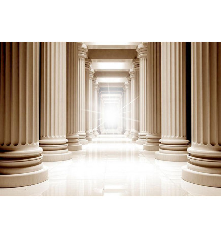 34,00 € Fotobehang - In the Ancient Pantheon - Greek temple architecture with columns