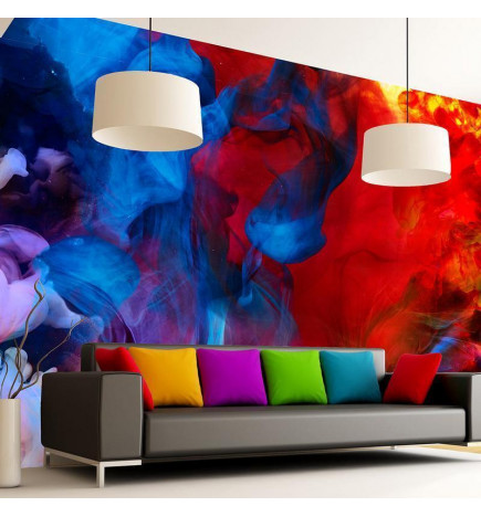 Wall Mural - Colored flames
