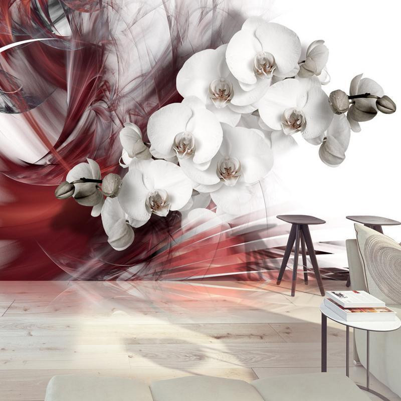 34,00 € Fototapete - Orchid in red