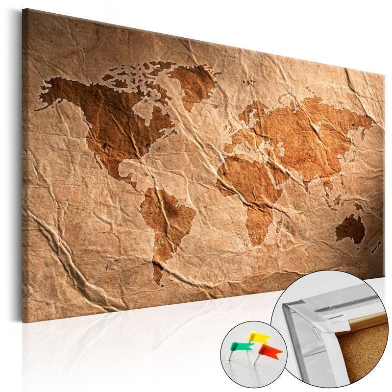 68,00 € Pilt korkplaadil - Paper Map