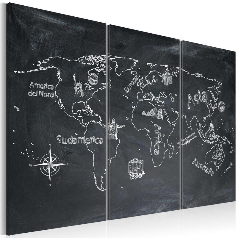 68,00 € Decorative Pinboard - Geography lesson