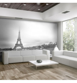 Fotomurale con la Eiffel in bianco e nero