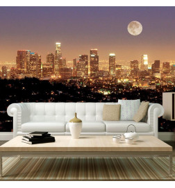 Fotobehang - The moon over the City of Angels