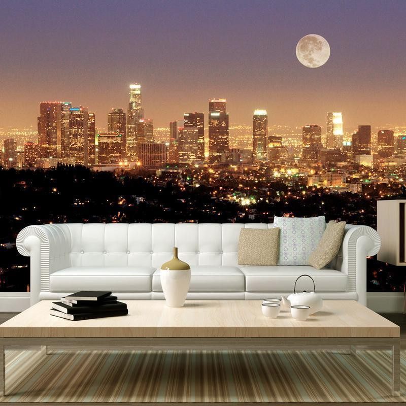 73,00 € Fotobehang - The moon over the City of Angels