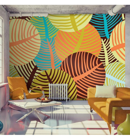 Wall Mural - collage: leaves
