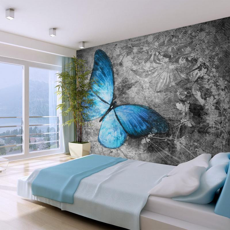 73,00 € Fotobehang - Blue butterfly