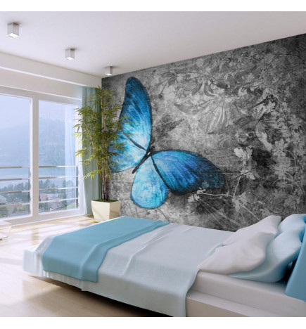 Seinämaalaus - Sininen perhonen