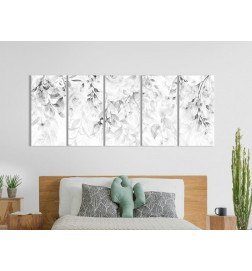 Quadro con delle rose in bianco e nero - 5 quadri