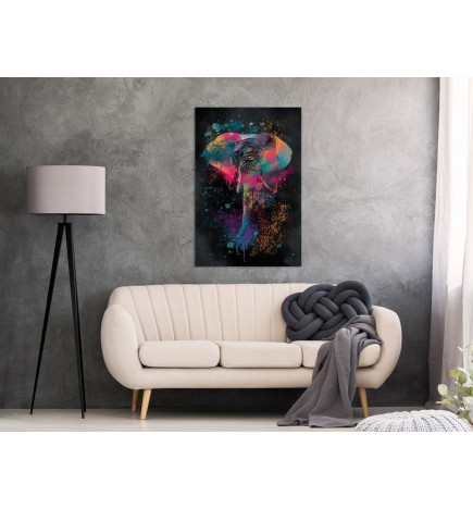 31,90 € Schilderij - Colourful Safari (1 Part) Vertical