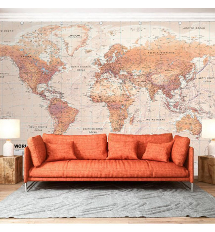 Wall Mural - Orange World