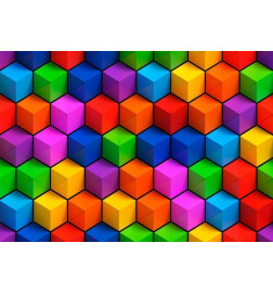 Mural de parede - Colorful Geometric Boxes