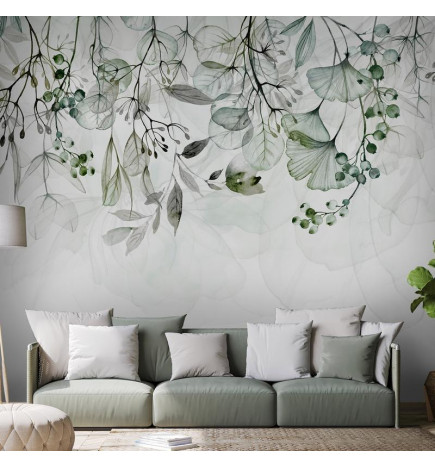 Mural de parede - Foggy Nature - Green