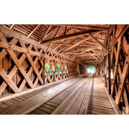Foto tapete - Wooden Bridge