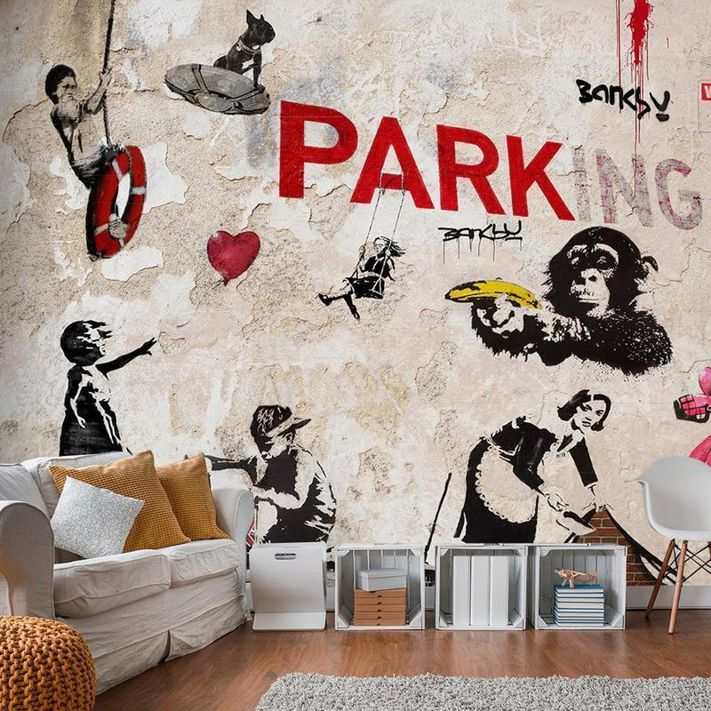 34,00 € Fotobehang - [Banksy] Graffiti Collage
