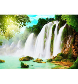 Fototapeet - The beauty of nature: Waterfall