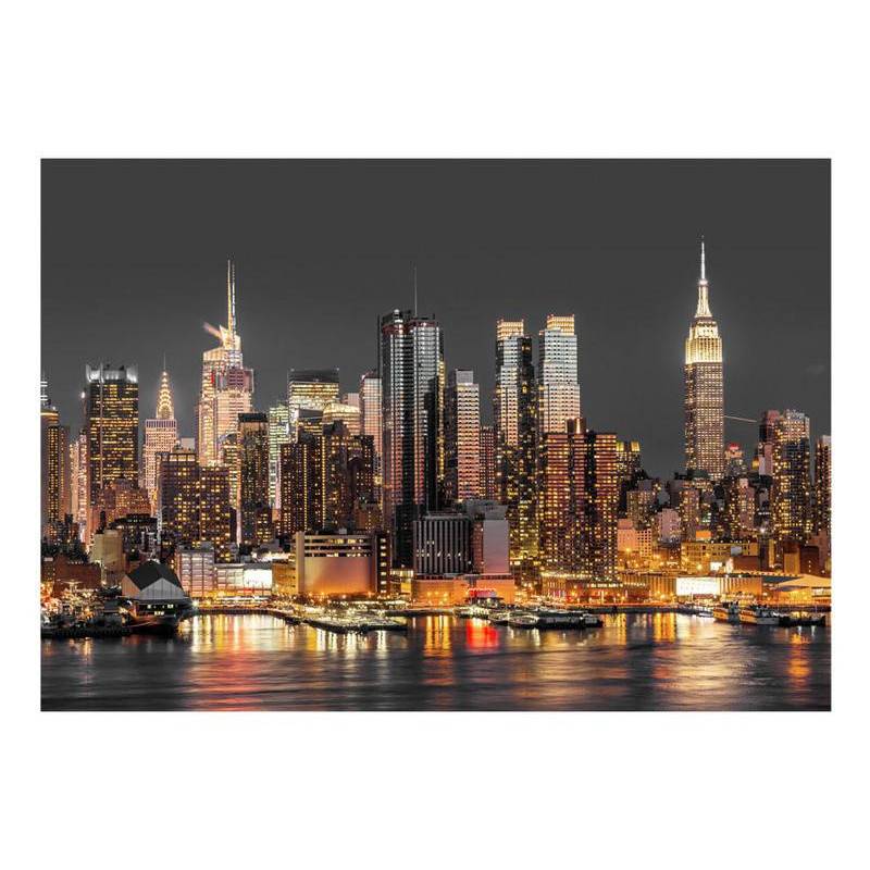 34,00 € Stenska poslikava v newyorškem pristanišču ponoči - arredalacasa