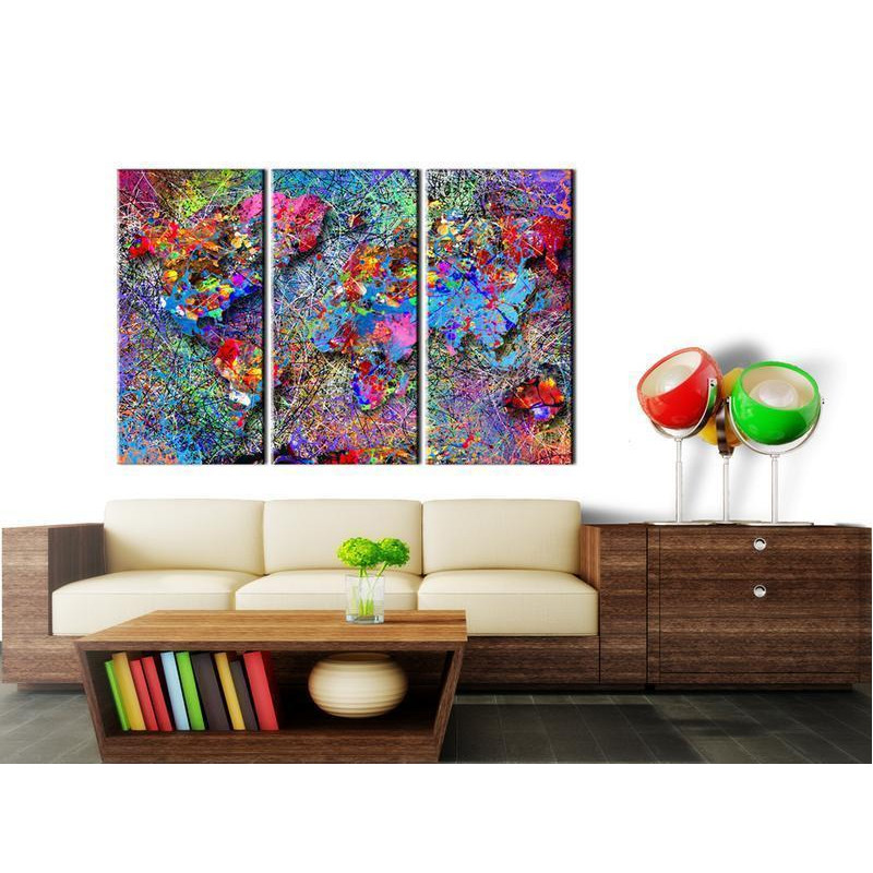 61,90 €Tableau - World Map: Colourful Whirl