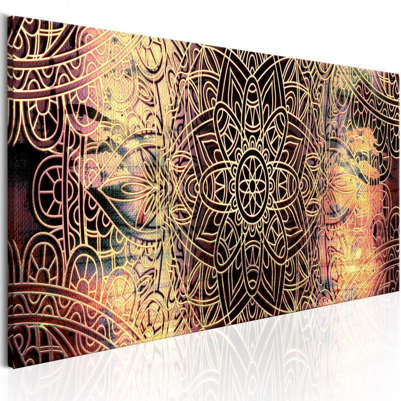 82,90 € Canvas Print - Mandala: Sunny Poetry