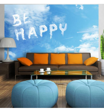 Mural de parede - Be happy