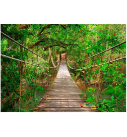 Foto tapete - Bridge amid greenery