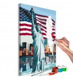 52,00 € DIY canvas painting - Proud American