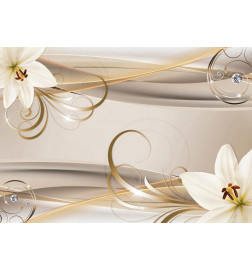 34,00 € Wall Mural - Lilies and The Gold Spirals